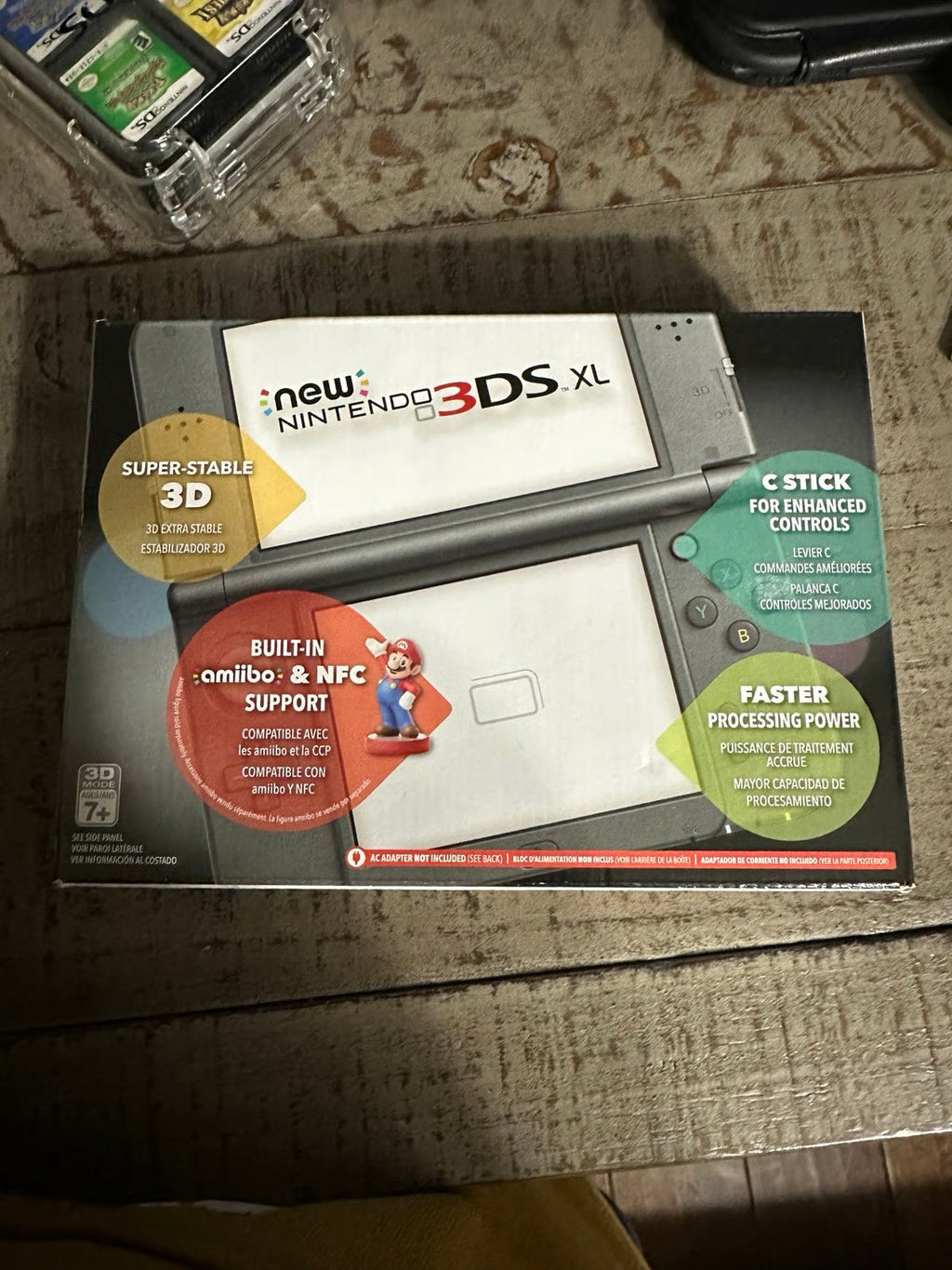 Brand new 鈥淣EW鈥?Nintendo 3DS XL Black IPS Screen