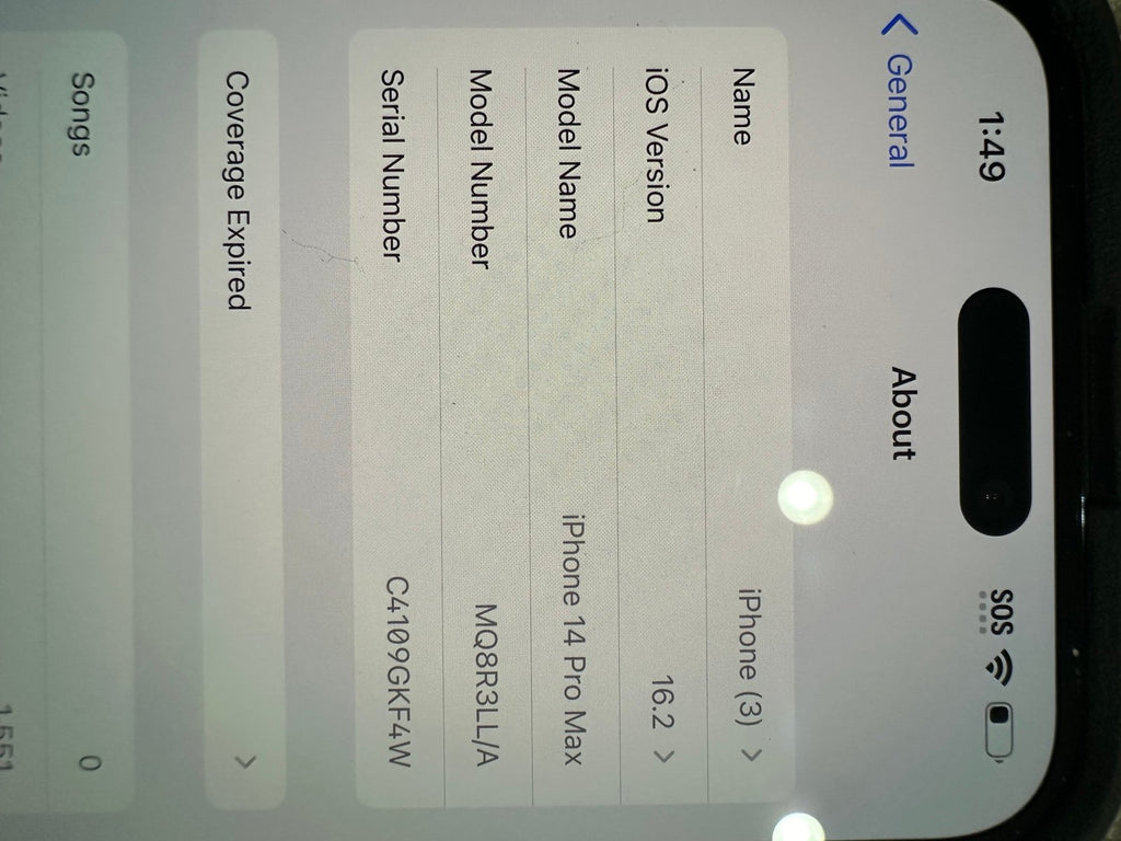 Apple iPhone 14 Pro Max 128 GB in Deep Purple 8F81