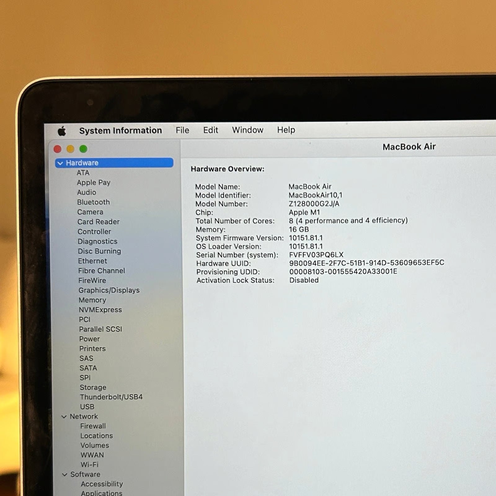 MacBook Air M1 13in 16GB/512GB 7S57