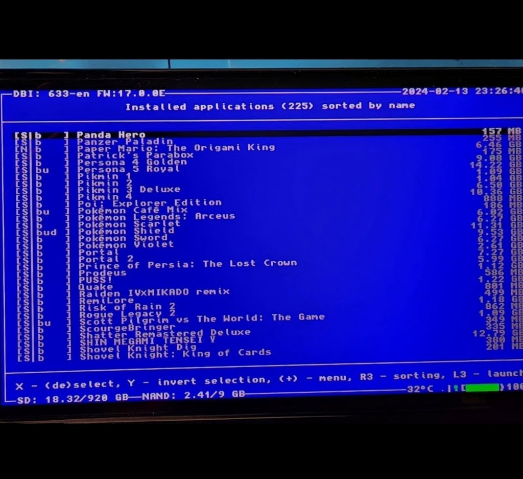 Nintendo switch oled picofly 5M86