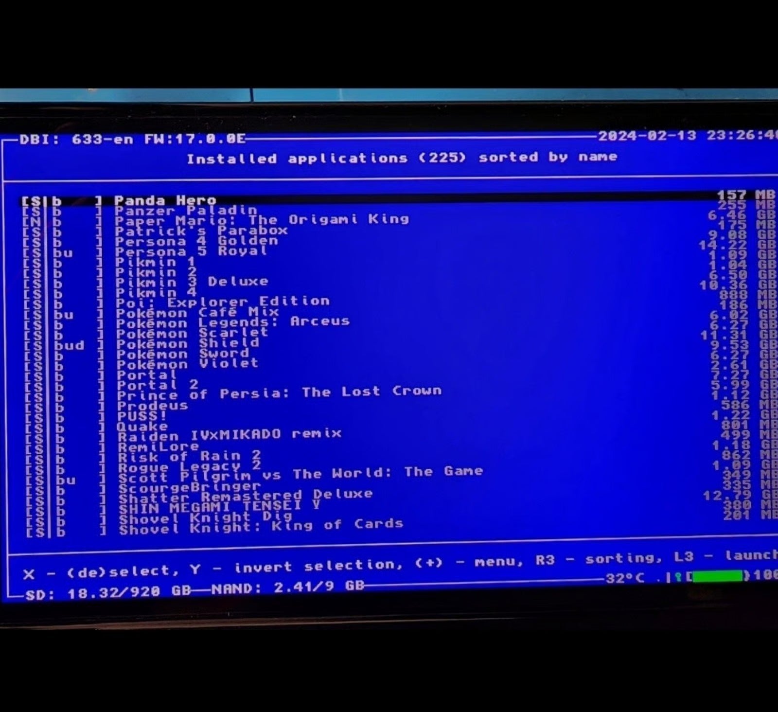 Nintendo switch oled picofly 5M86