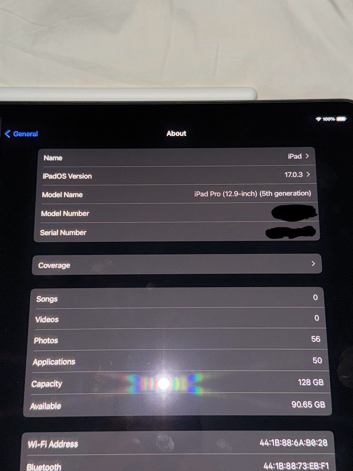 iPad Pro 12.9 Inch (5th Generation) 3Z38