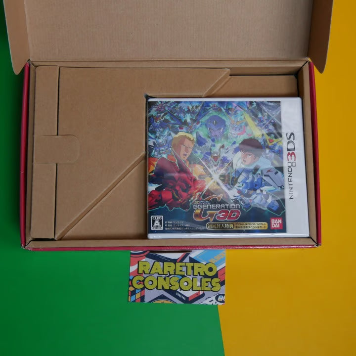 Nintendo 3DS Gundam Char Customized W/ 32GB, Charger, Stylus & 60+ Games