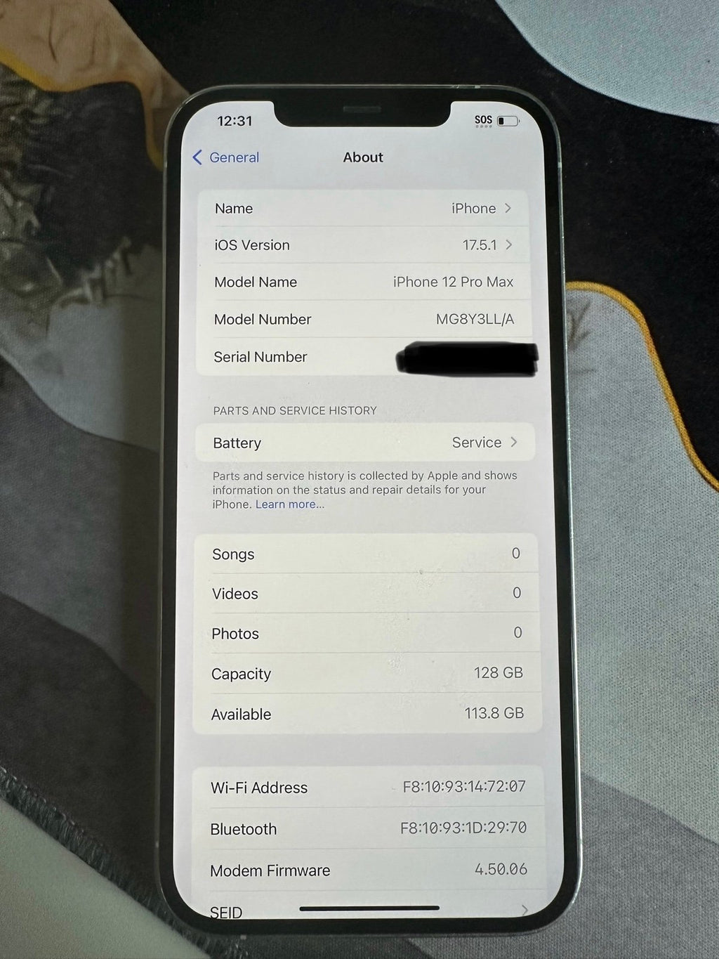 Apple iPhone 12 Pro Max 8G71