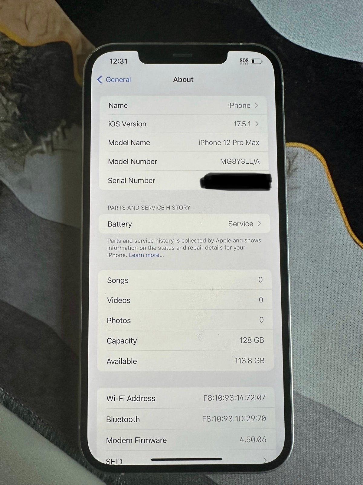 Apple iPhone 12 Pro Max 8G71