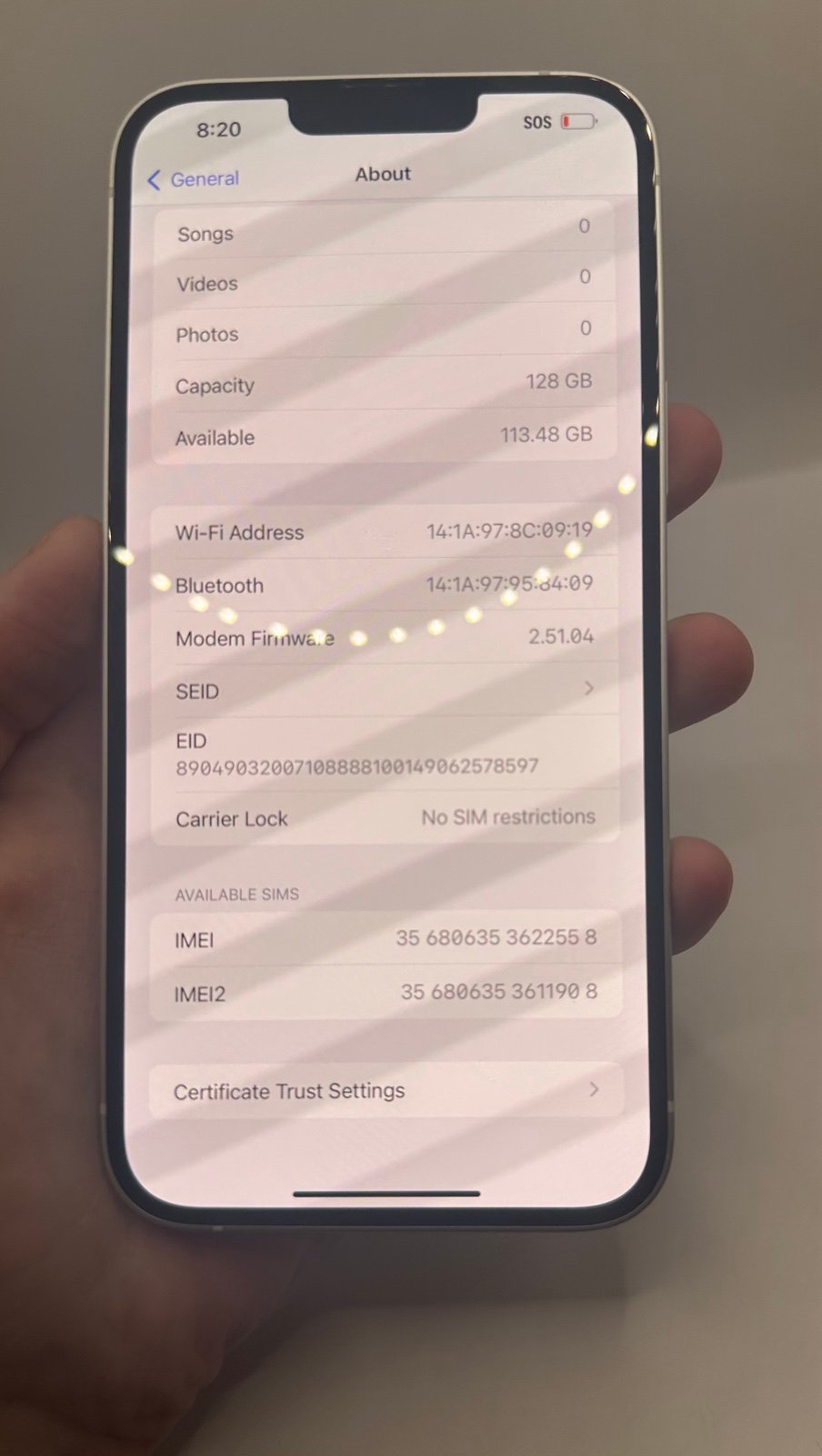 Apple iPhone 14 Plus 128gb Unlocked 1W87