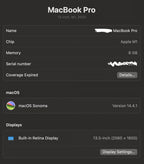 MacBook Pro | 2020 M1 chip | 13.3in 3A11