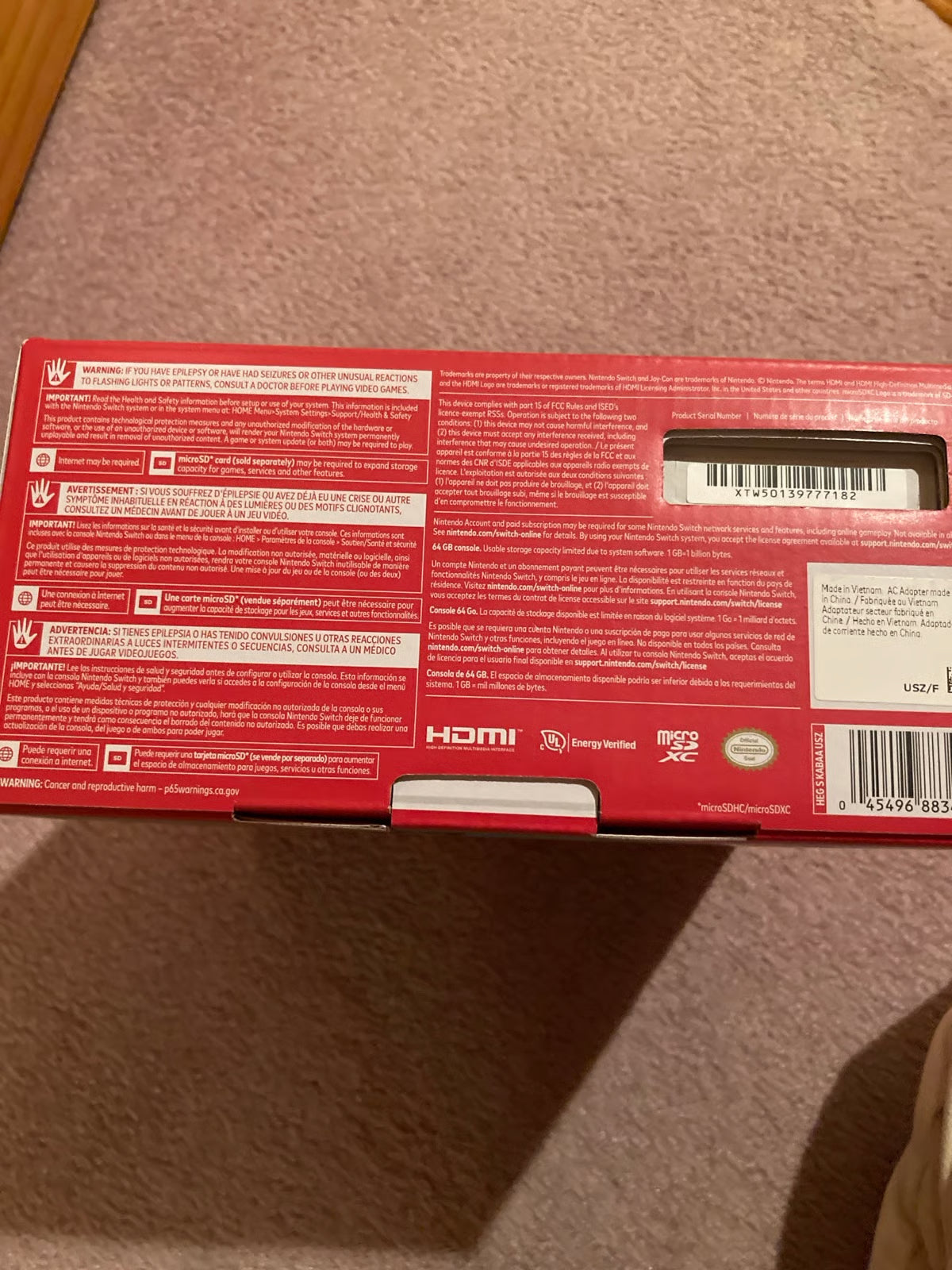 BRAND NEW Nintendo Switch OLED 6K51