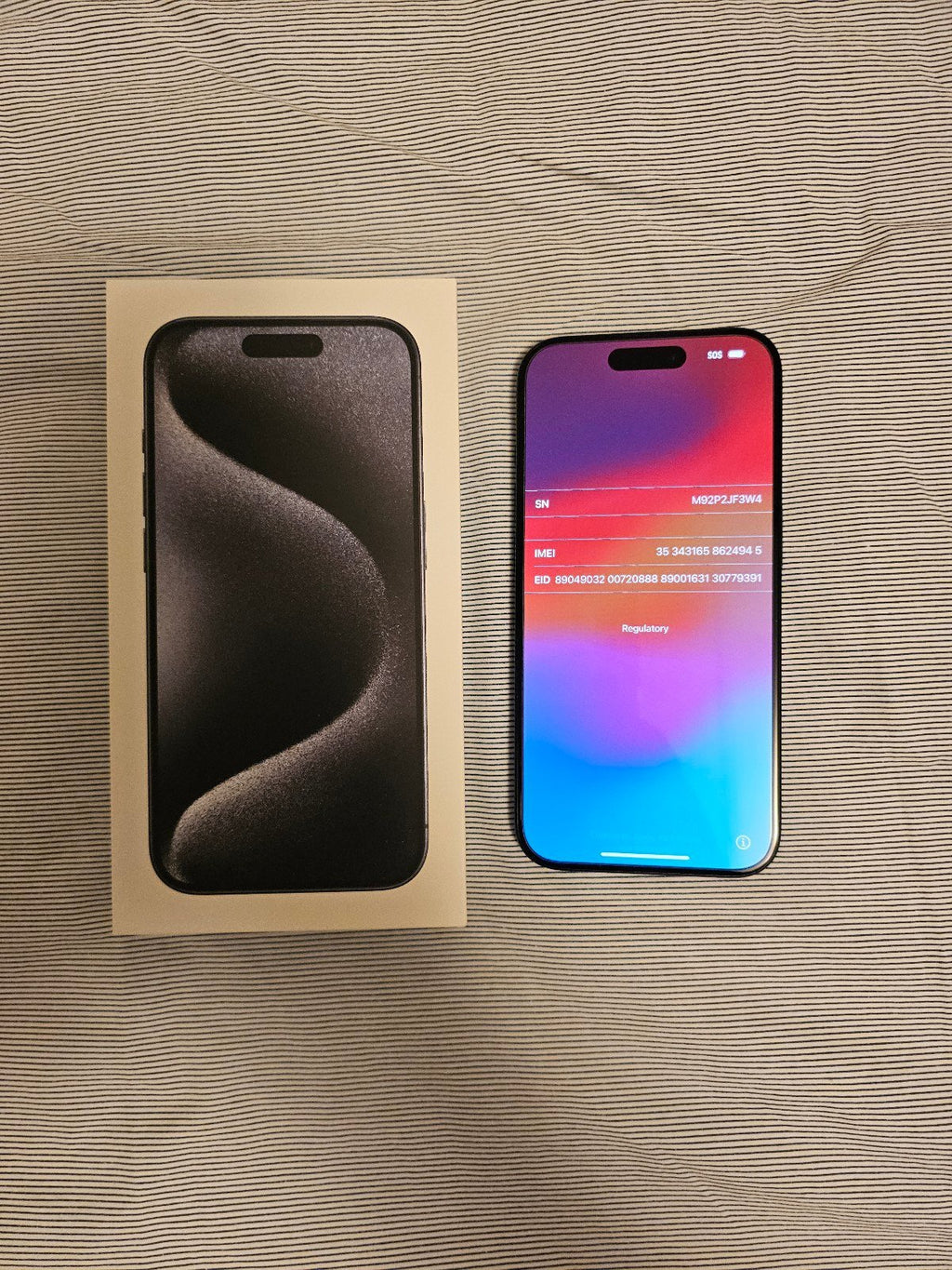 Apple iPhone 15 pro unlocked 6O17