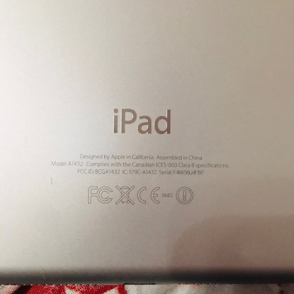 Ipad mini 2 9V89