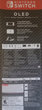 Nintendo Switch Oled Super Smash Model Black 1W83