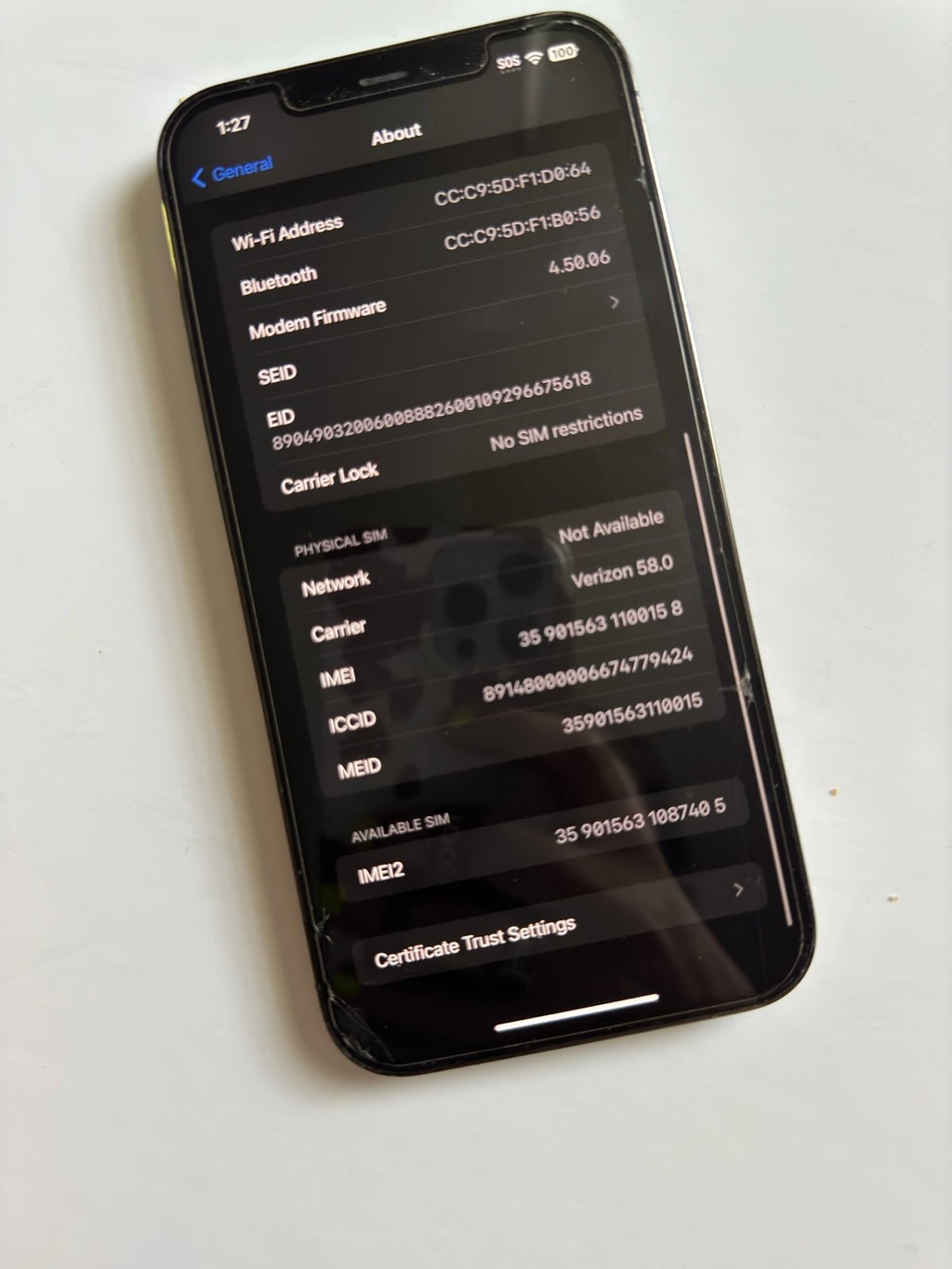 iPhone 12 Pro Max 128GB 7U99