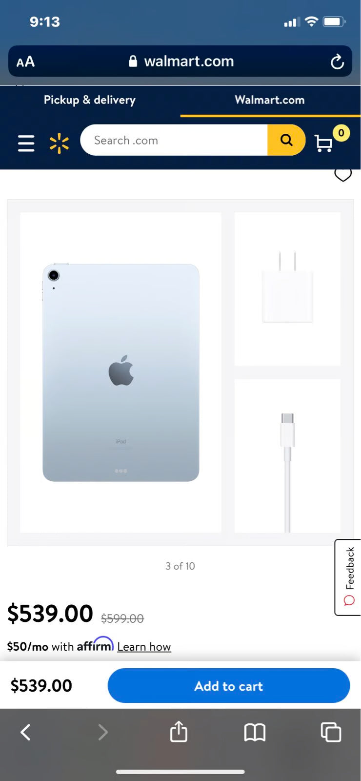Apple iPad Air 9Y26