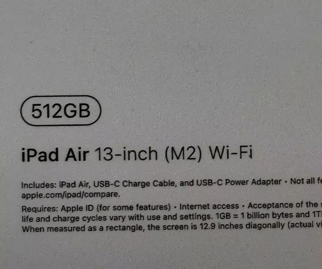 Apple iPad Air 13"" M2 Wi-Fi 512gb Starlight - 6th Gen 2024 1R29