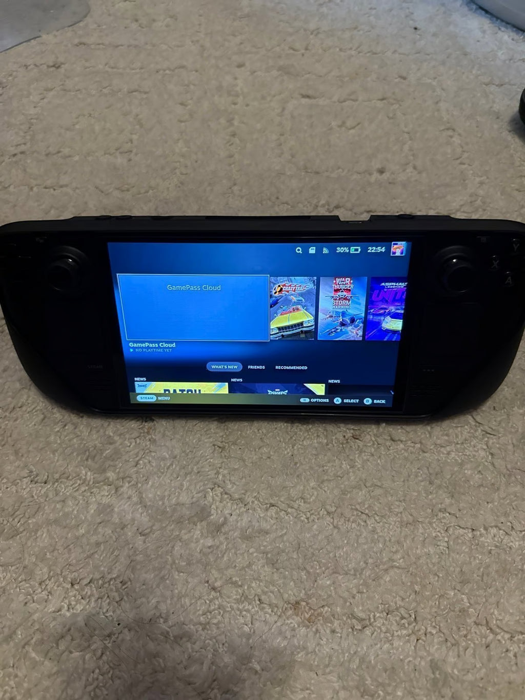 Steam Deck OLED 1tb plus sd 1tb included case 1L23