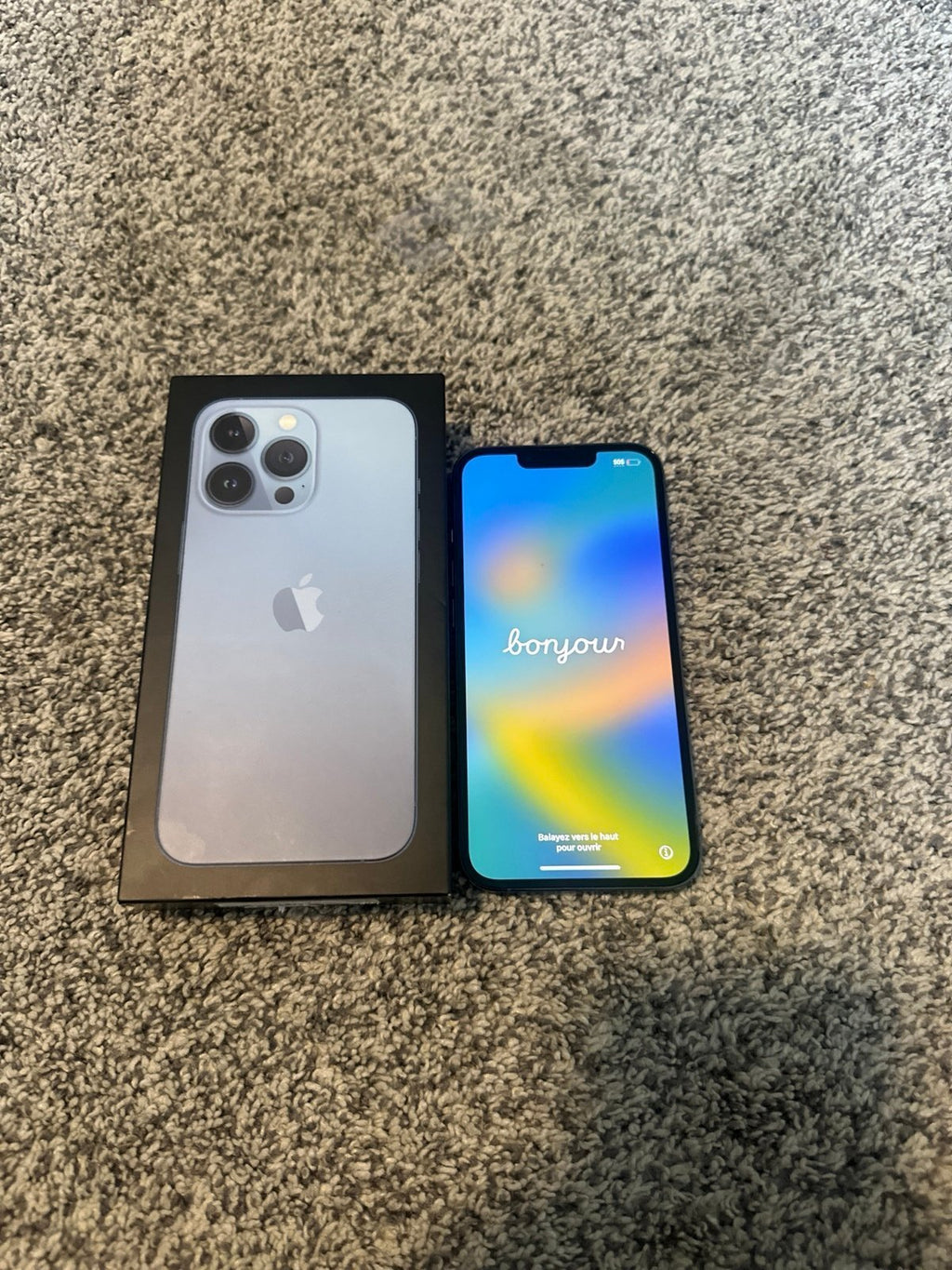 iPhone 13 Pro 256GB Blue UNLOCKED with box 1B16