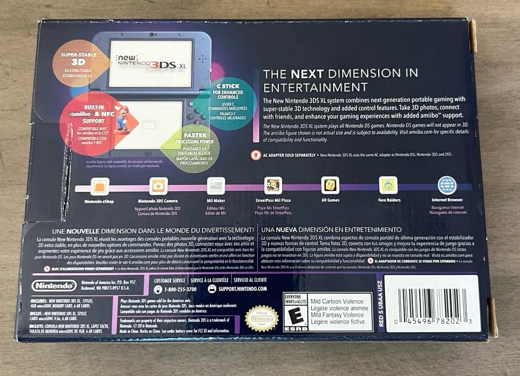 Nintendo 3DS XL Galaxy Edition Handheld System - Purple-Minor Flaw