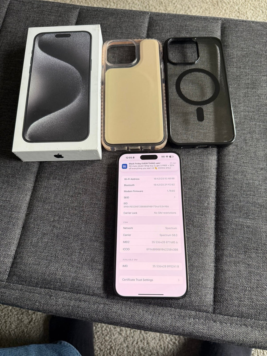 iPhone 15 Pro max *NO SIM RESTRICTIONS* 2X87