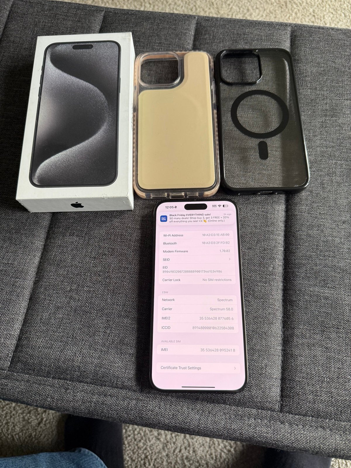 iPhone 15 Pro max *NO SIM RESTRICTIONS* 2X87