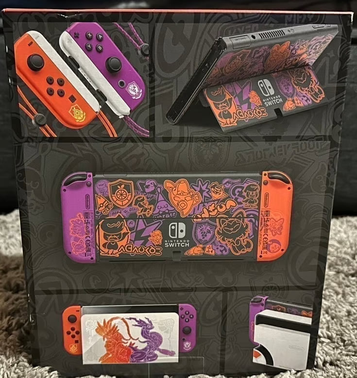 Nintendo Switch OLED console Pokemon Scarlet/Violet edition 8T12