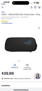 ASUS ROG Ally 7"" 8R25