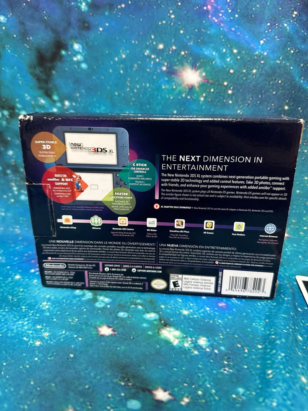 New Nintendo 3DS XL Galaxy w/ box