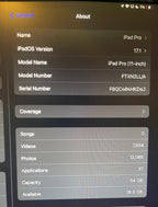 iPad Pro 3rd Gen (A1980) 64 GB Space Gray with Apple Pencil 2nd Gen 6A12