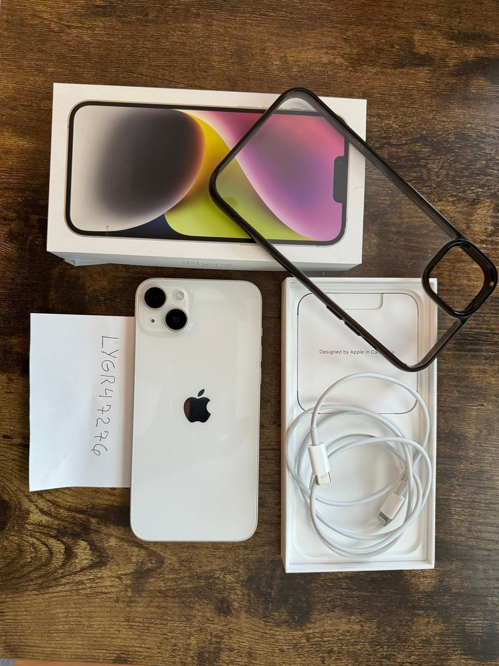 Apple iPhone 14 Plus 256 GB in Starlight (UNLOCKED) 1X55