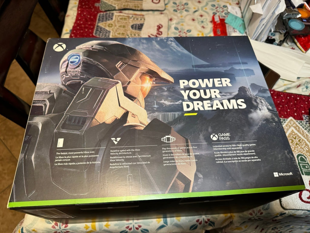 Xbox Series X Halo Infinite Limited Edition (check pictures for condition) 5E99