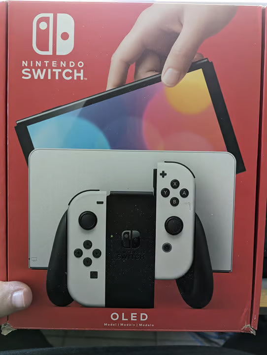 Nintendo Switch OLED White with Pokemon Scarlet 3J89