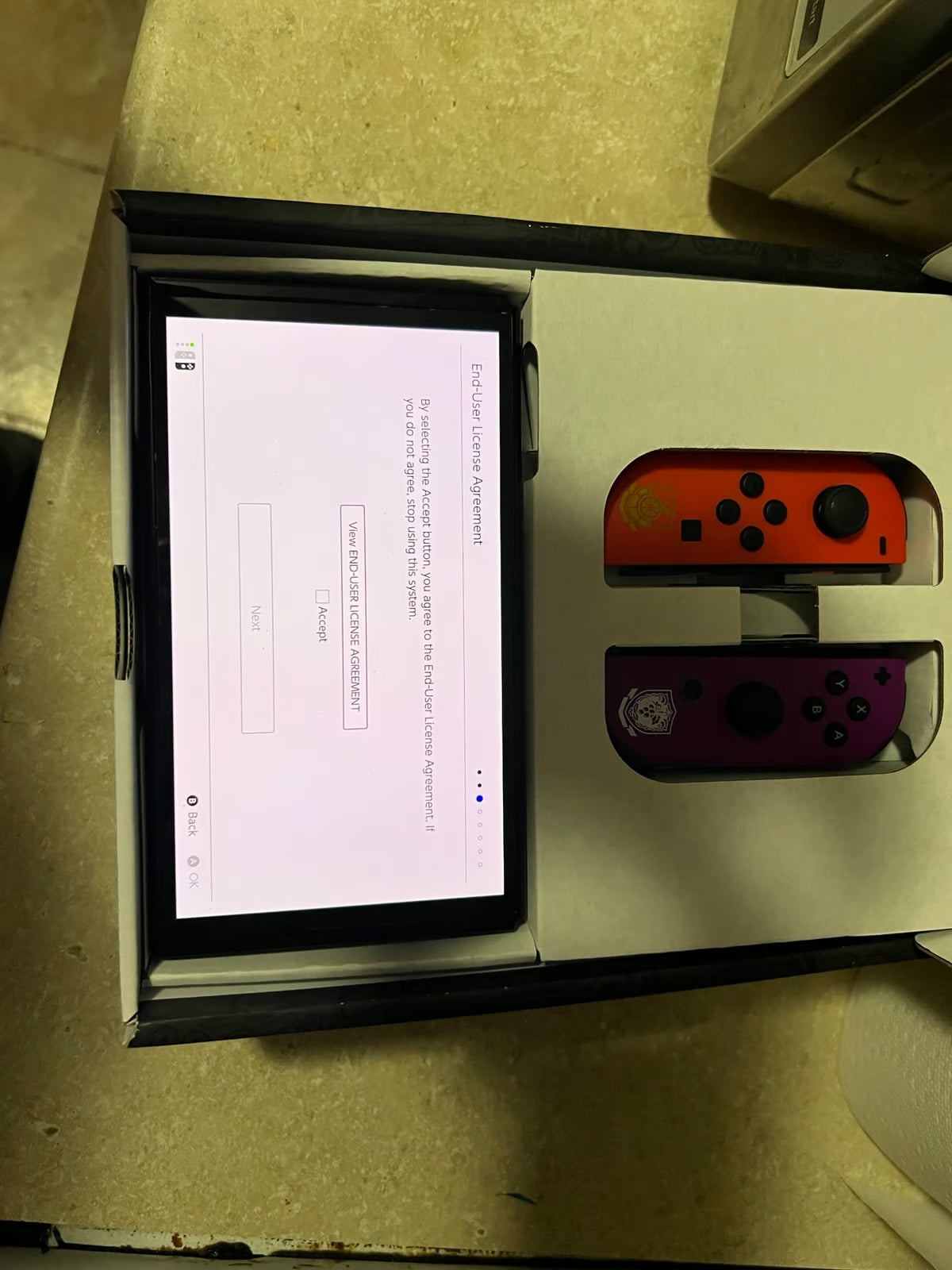 Nintendo switch oled Pokemon 3X28