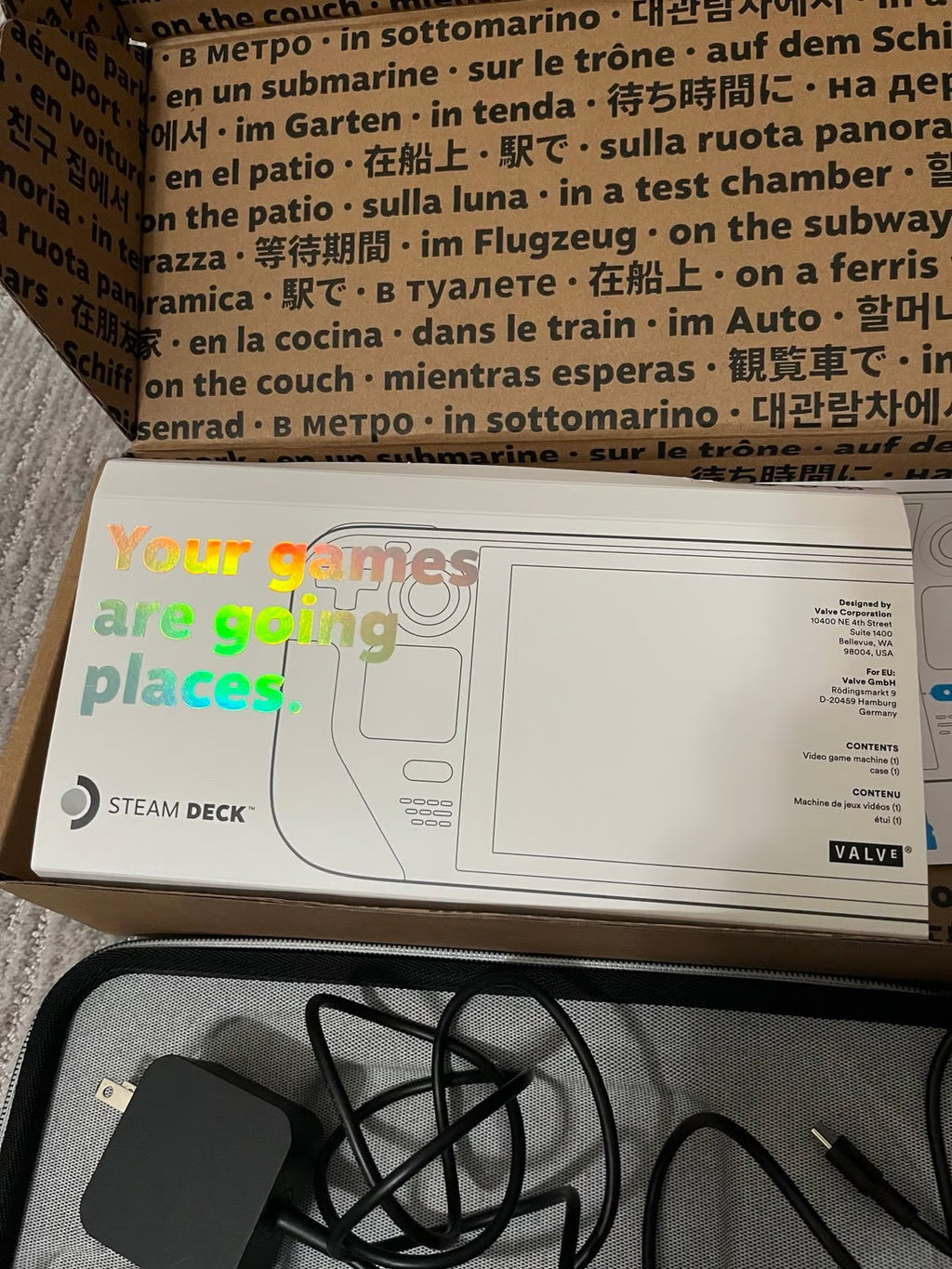 Steam Deck LCD 512gb handheld video game gaming console 2F92