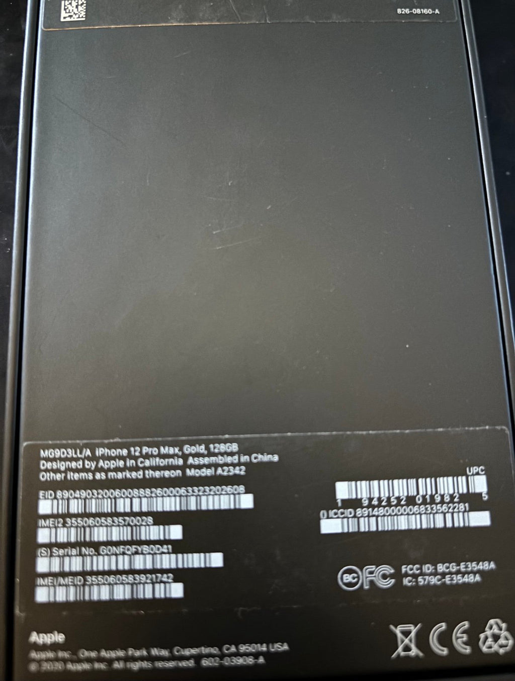 Apple iPhone 12 Pro Max Gold 128GB 8W51