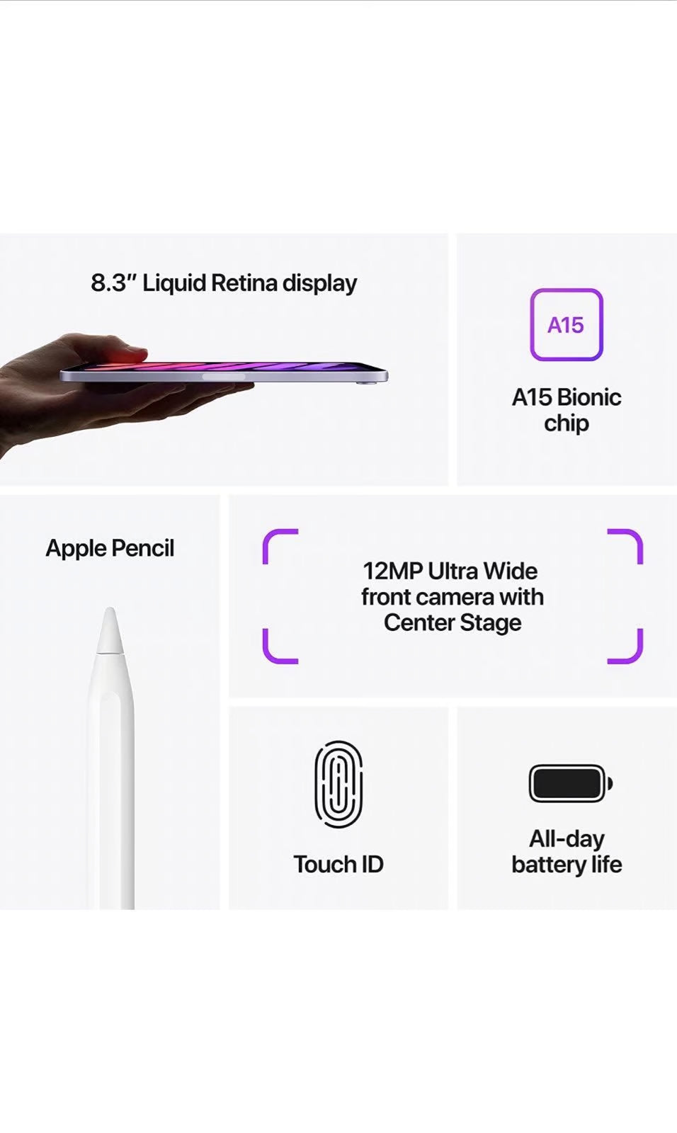 2021 Apple iPad Mini + Smartfolio 6O11