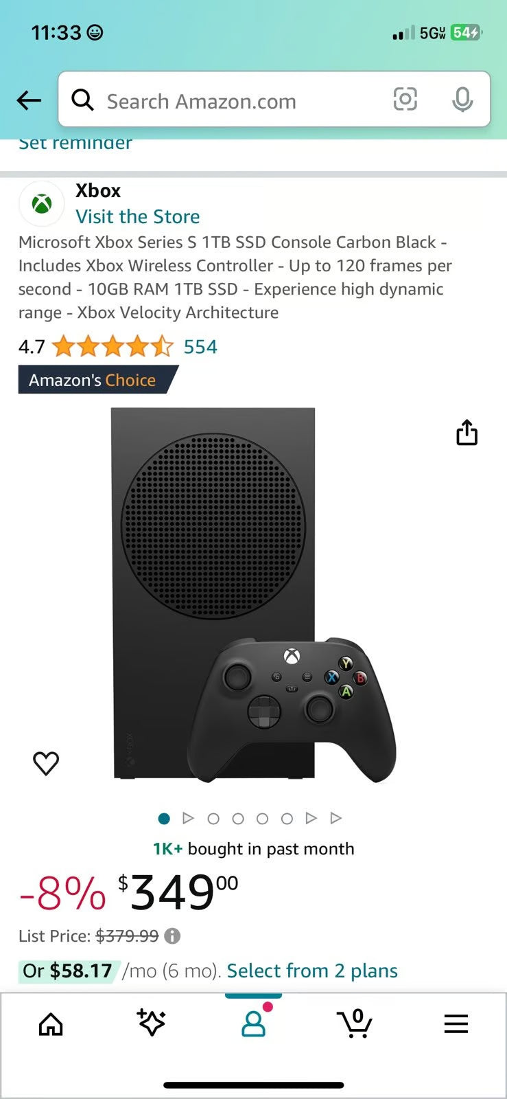 Microsoft Xbox Series S 1TB 9E26