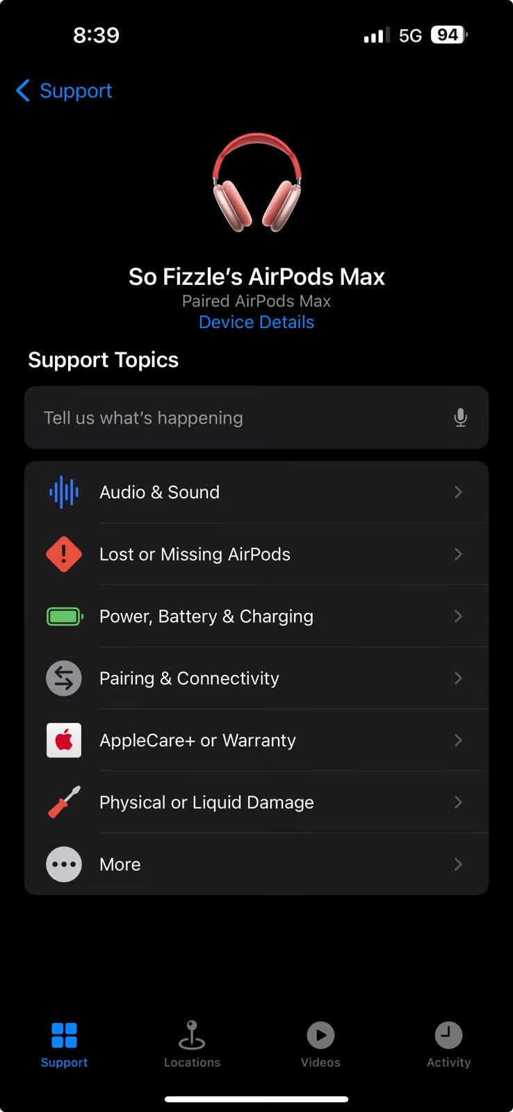 ON HOLD - AirPods Max 2Y93