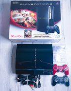 Sony PlayStation 3 Console MotorStorm Bundle in Black 80 GB with Box 3W76