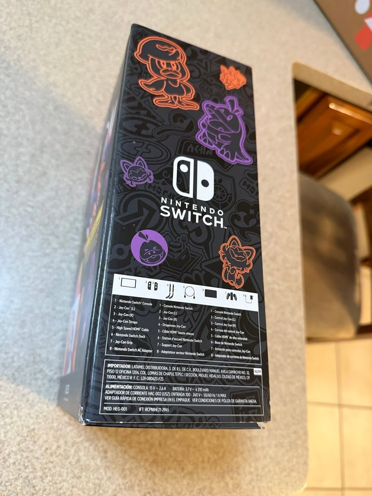 Nintendo Switch OLED Pok茅mon Scarlet & Violet Edition 8N22