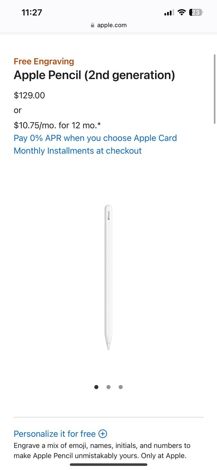 iPad Pro (11 inch) + Keyboard + Apple Pencil 2J27