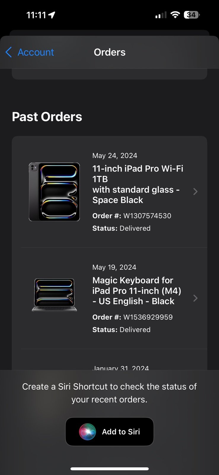 Apple iPad Pro 11 M4 2024 1TB with Apple Pencil Pro and Magic Keyboard 7O31