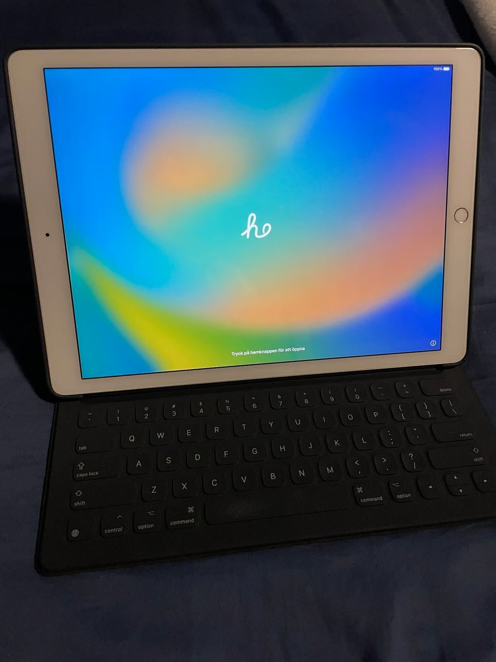 WIFI ONLY 1st Gen iPad Pro 12.9�?Screen 128GB Gold + 1st Gen Pencil + More! 7D66