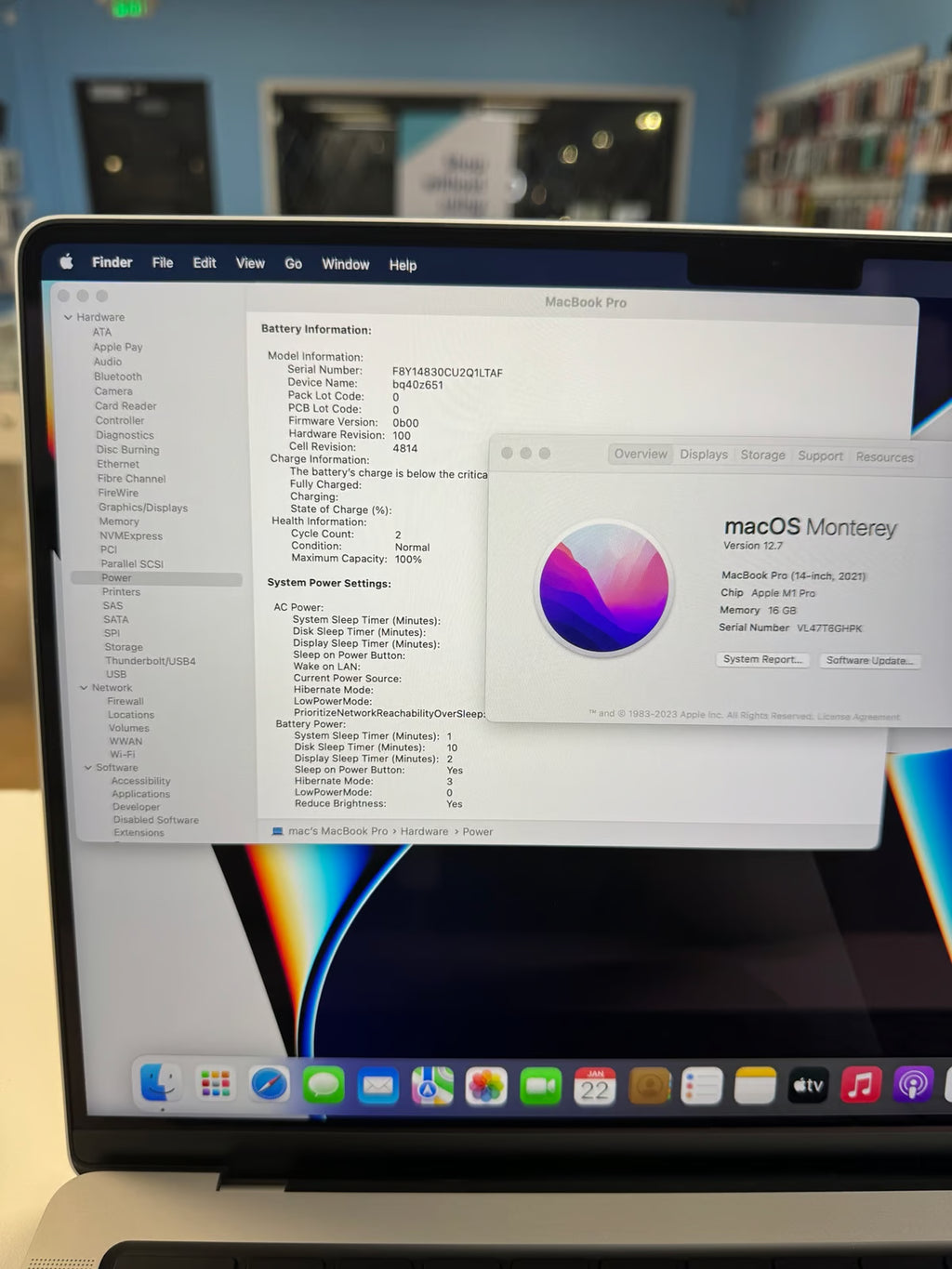 MacBook Pro 14inch M1 Pro Silver New with Final Cut Pro & Logic Pro x 3Z57