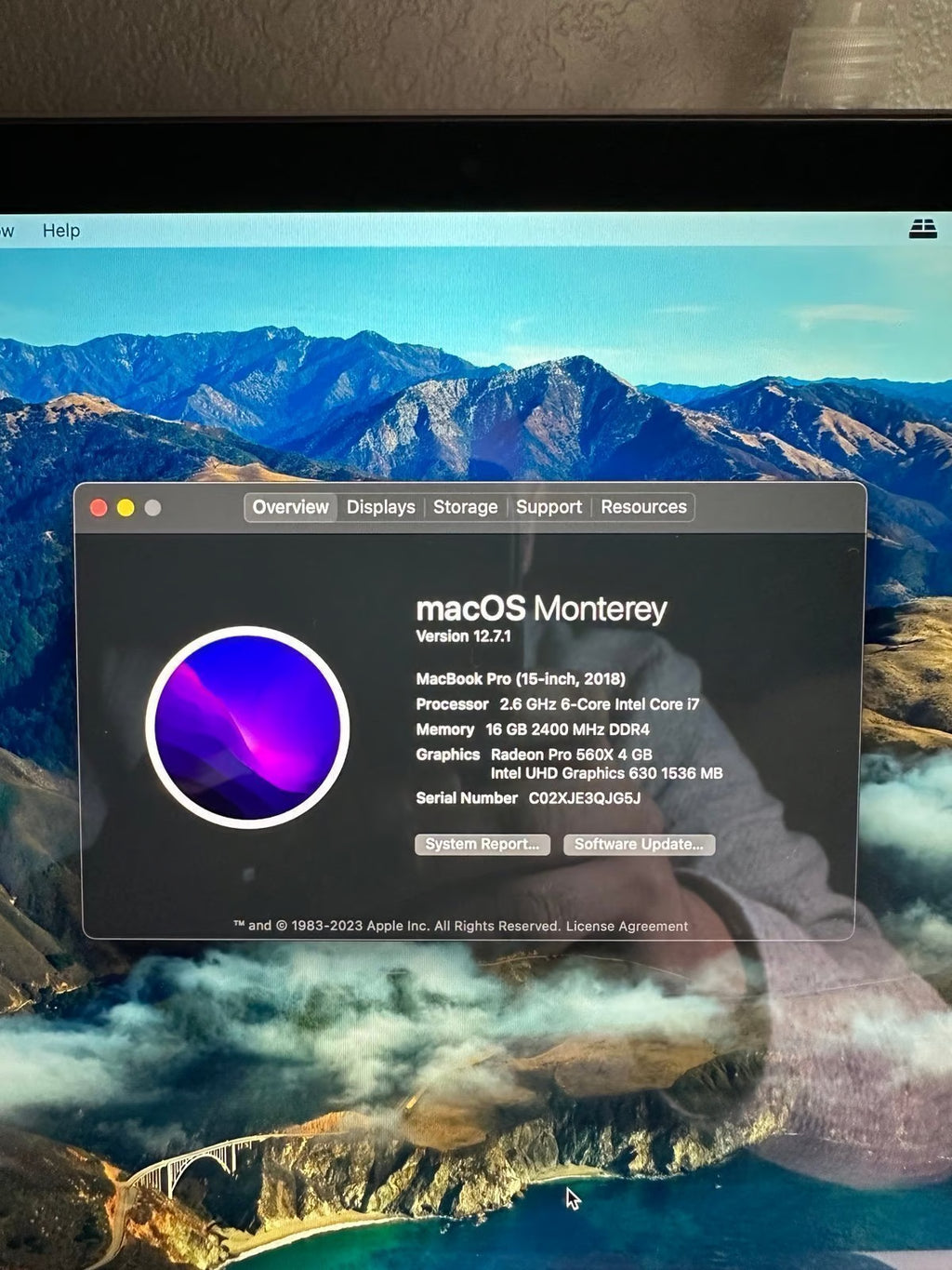 MacBook Pro 15鈥?(Mid 2018) 512gb SSD. i7 2.6GHz. New Condition 10/10 6O73