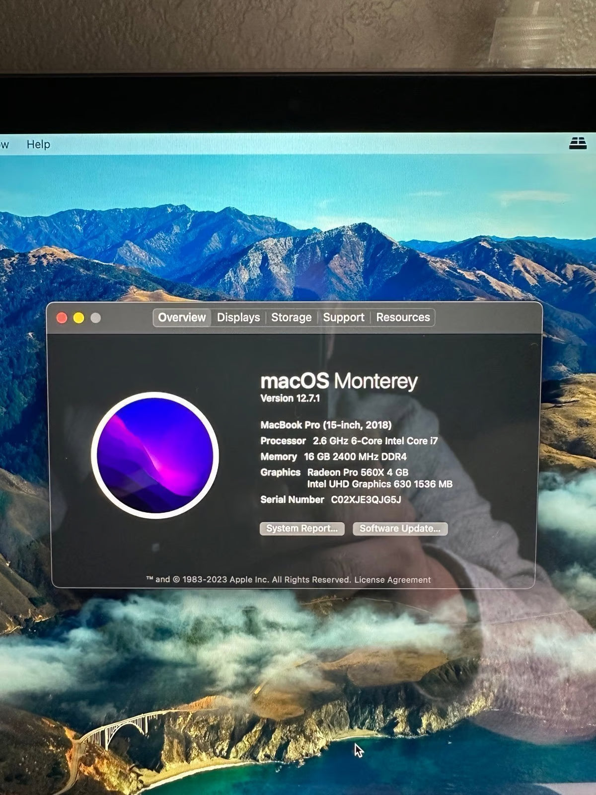 MacBook Pro 15鈥?(Mid 2018) 512gb SSD. i7 2.6GHz. New Condition 10/10 6O73