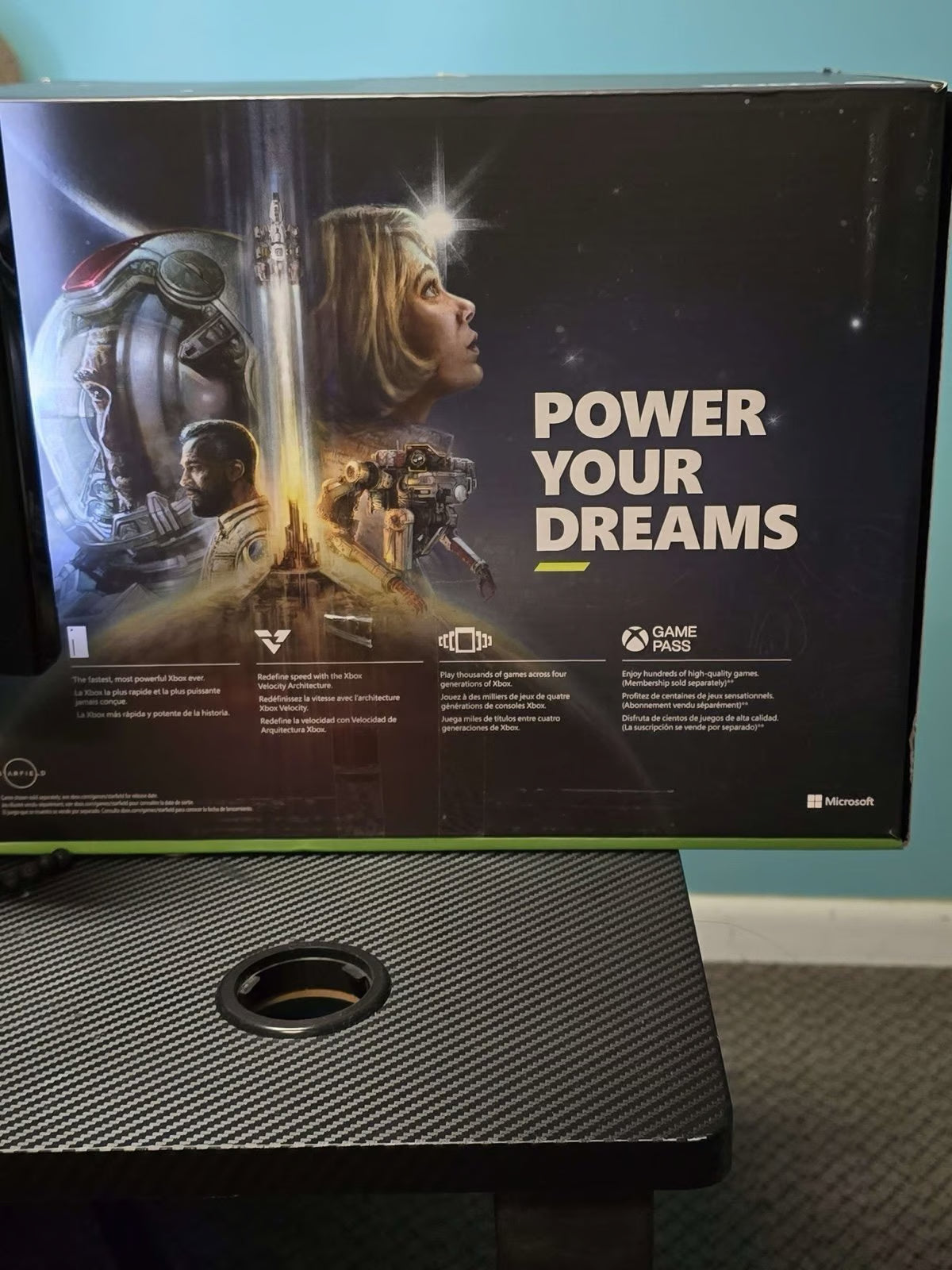 XBOX SERIES X CONSOLE AND CABLES ONLY! 3S58