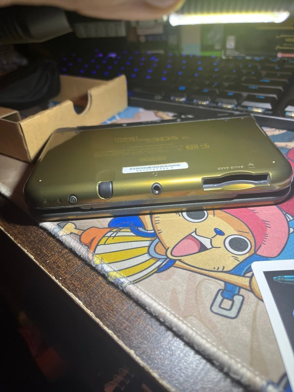 Nintendo, New 3DS XL, Hyrule Launch Edition, Gold Handheld System, Complete, CiB