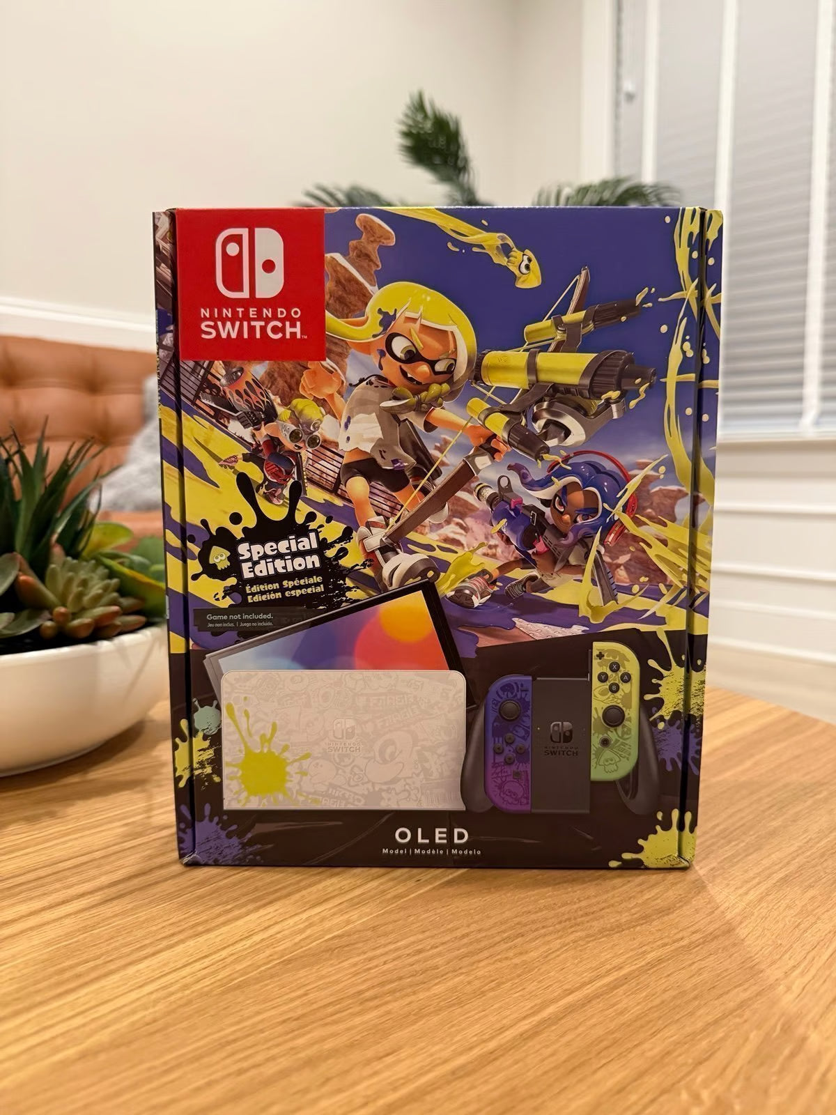 Nintendo Switch OLED Splatoon. Brand New. Never Opened. 3K96