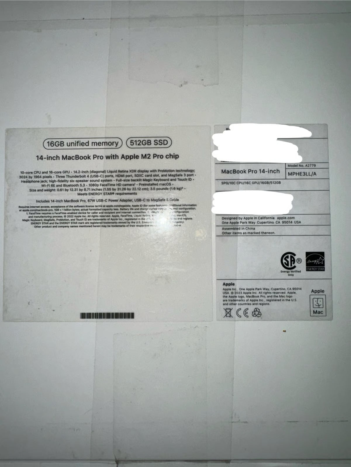 Apple 2023 MacBook Pro M2 Pro chip Laptop 6C13