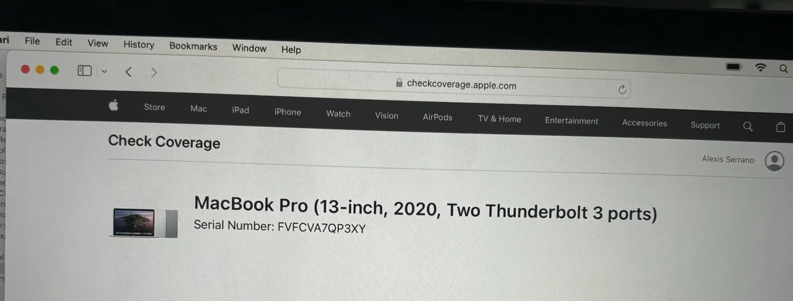 MacBook Pro 2020 open box 1S63