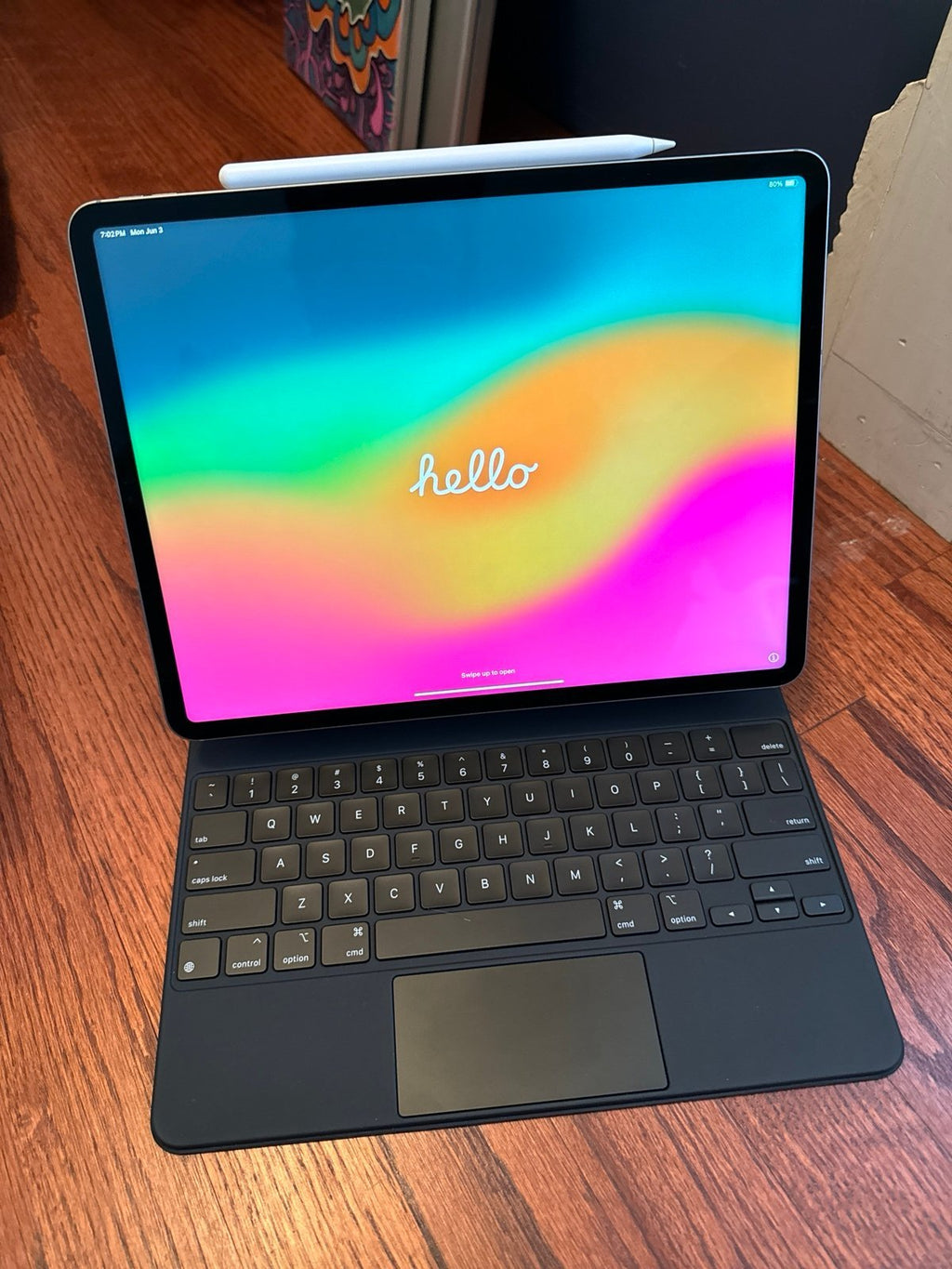 iPad Pro 12.9 6th Gen WiFi + Cellular 128GB Bundle 9U39